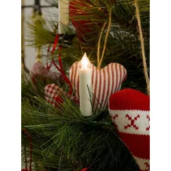 Konstsmide Weihnachtsbeleuchtung  LED Baumbeleuchtung kabellose Kerzen warmweiß