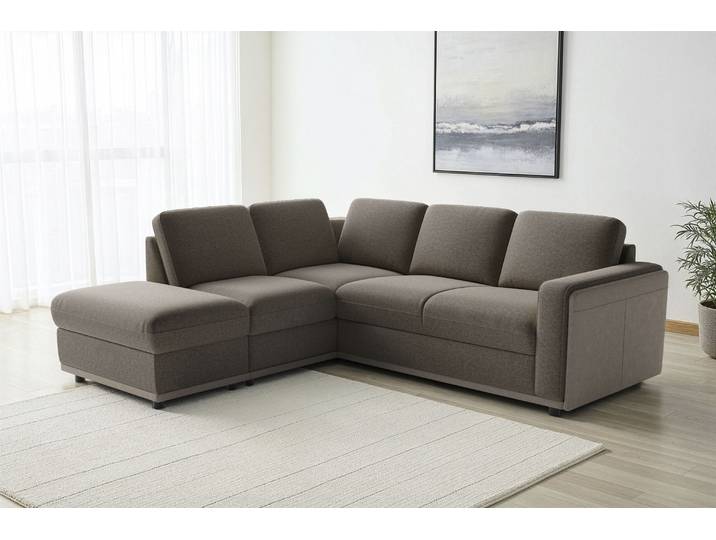 sit&more Cordoba L-Form, B: 232 cm, optional Schlaffunktion & Stauraum Couch mit XXL-Komfort, großzügige Sitzfläche