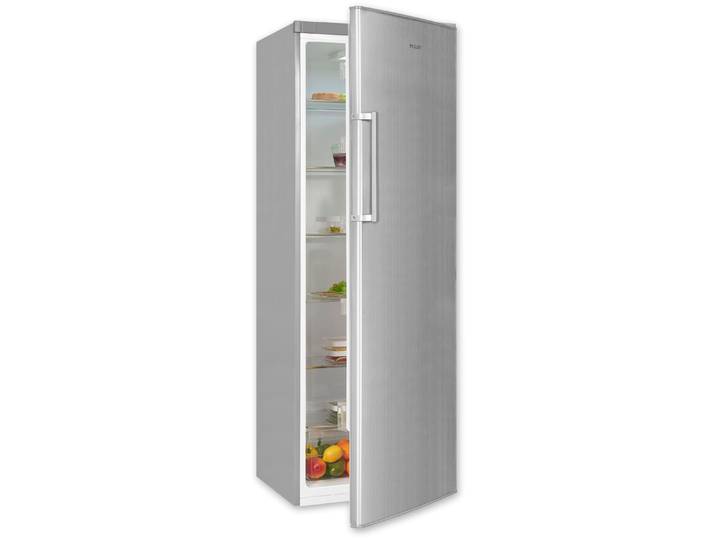 EXQUISIT Vollraumkühlschrank KS350-V-H-040D weiss , Energieeffizienz: D, silber (edelstahlfarben), B:60cm H:171,5cm T:59cm, Kühlschränke, 330 L Kühlschrank: flexibel, geräumig & sparsam, Vollraumkühlschrank