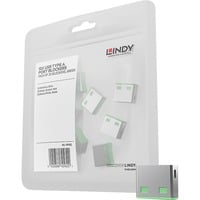USB Port Schloss (10 Stück) ohne Schlüssel, Diebstahlschutz grün, Code: Grün
