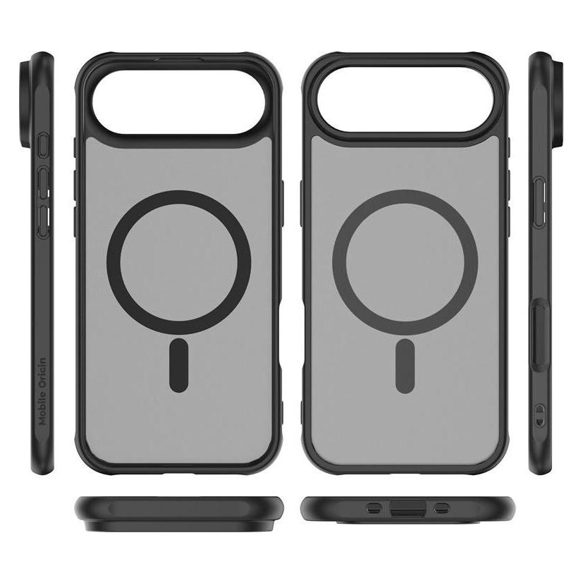 Mobile Origin Hybrid MagSafe Case, matte black - iPhone Air (Apple iPhone Air) (MO-HYBL-IP17A)