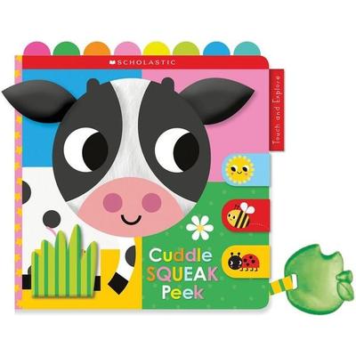 Cuddle Squeak Peek Cloth Book: Scholastic Early Learners (Touch and Explore), Taschenbuch von Scholastic, UK Books, 978-1-338-80441-6