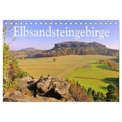 Elbsandsteingebirge (Tischkalender 2027 DIN A5 quer), CALVENDO Monatskalender