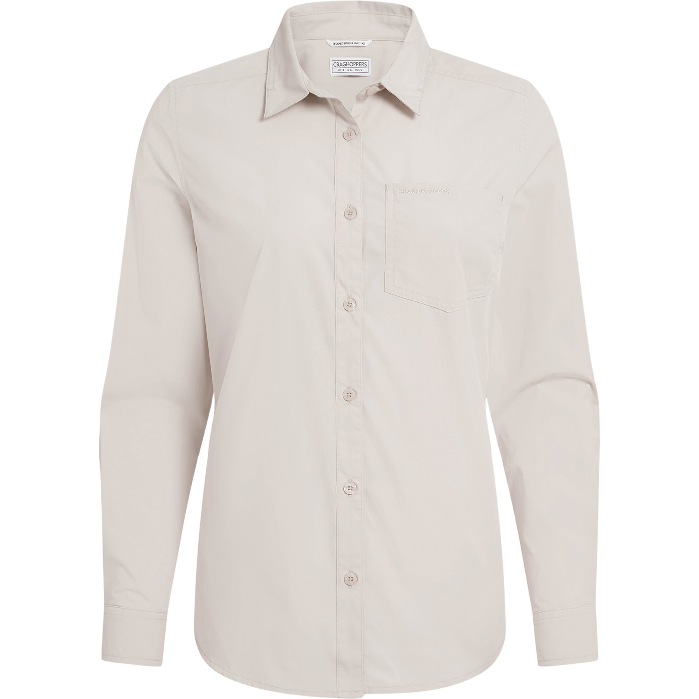 Craghoppers Kiwi III Damen Blusen beige Größe L Camping Hautfreundlich