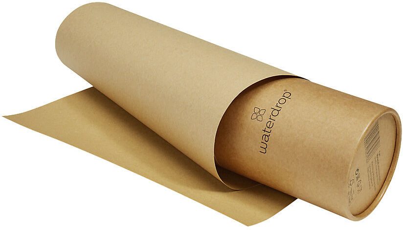 Packpapier auf Rolle, Breite 1500 mm, braun, Länge 227 m, 80 g/m², ab 10 Stk ratioform economy