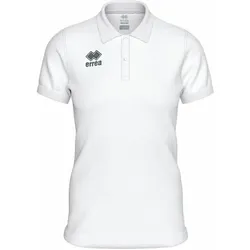 Errea, Damen, Sportshirt, Polo Evo Ladies S/S Ad (L), Weiss