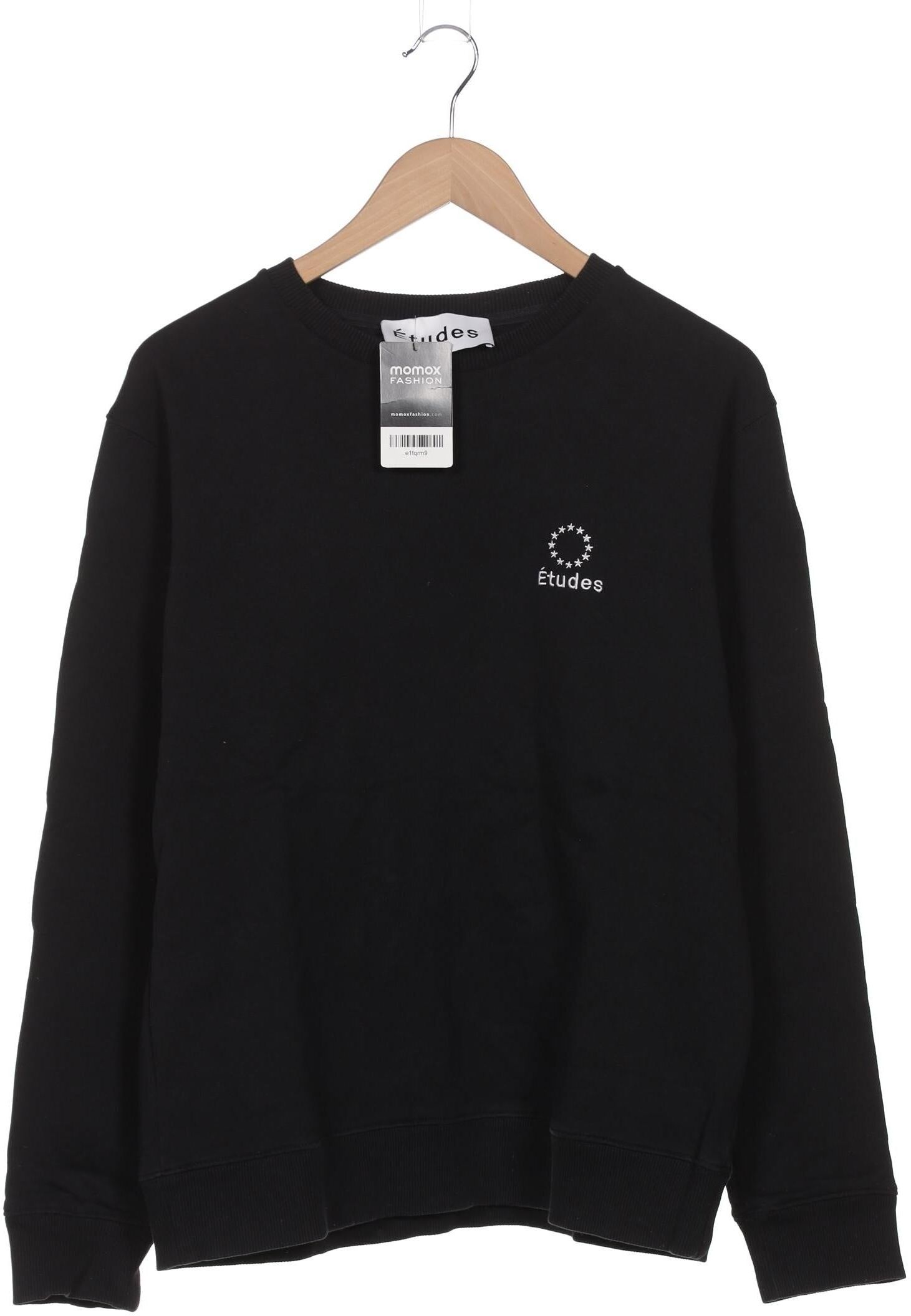 etudes studio Herren Sweater, Schwarz, Gr. M, Baumwolle - Second Hand