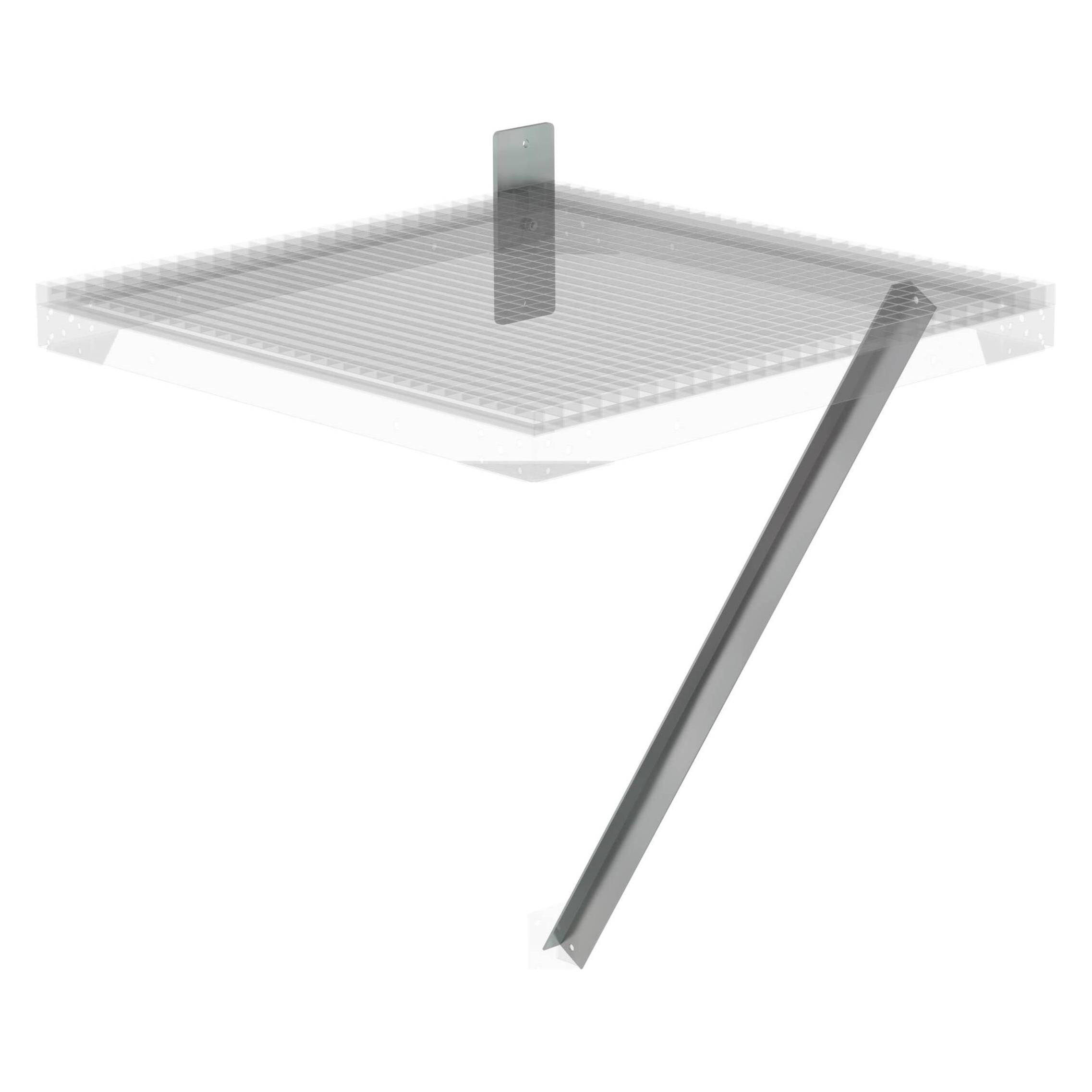 Munk Flanschplatte und Strebe für Ziegelmauerwerk, Tiefe 1000mm (Gerüst, 100 cm) (060953)