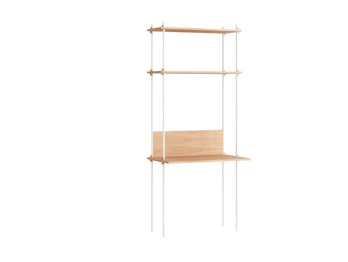 MOEBE Moebe shelving system s.200.1.D Chêne-blanc