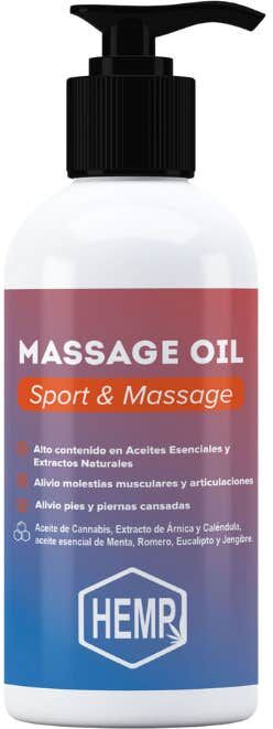QKnatur Massage Oil Sport & Massage Cáñamo 500 ml