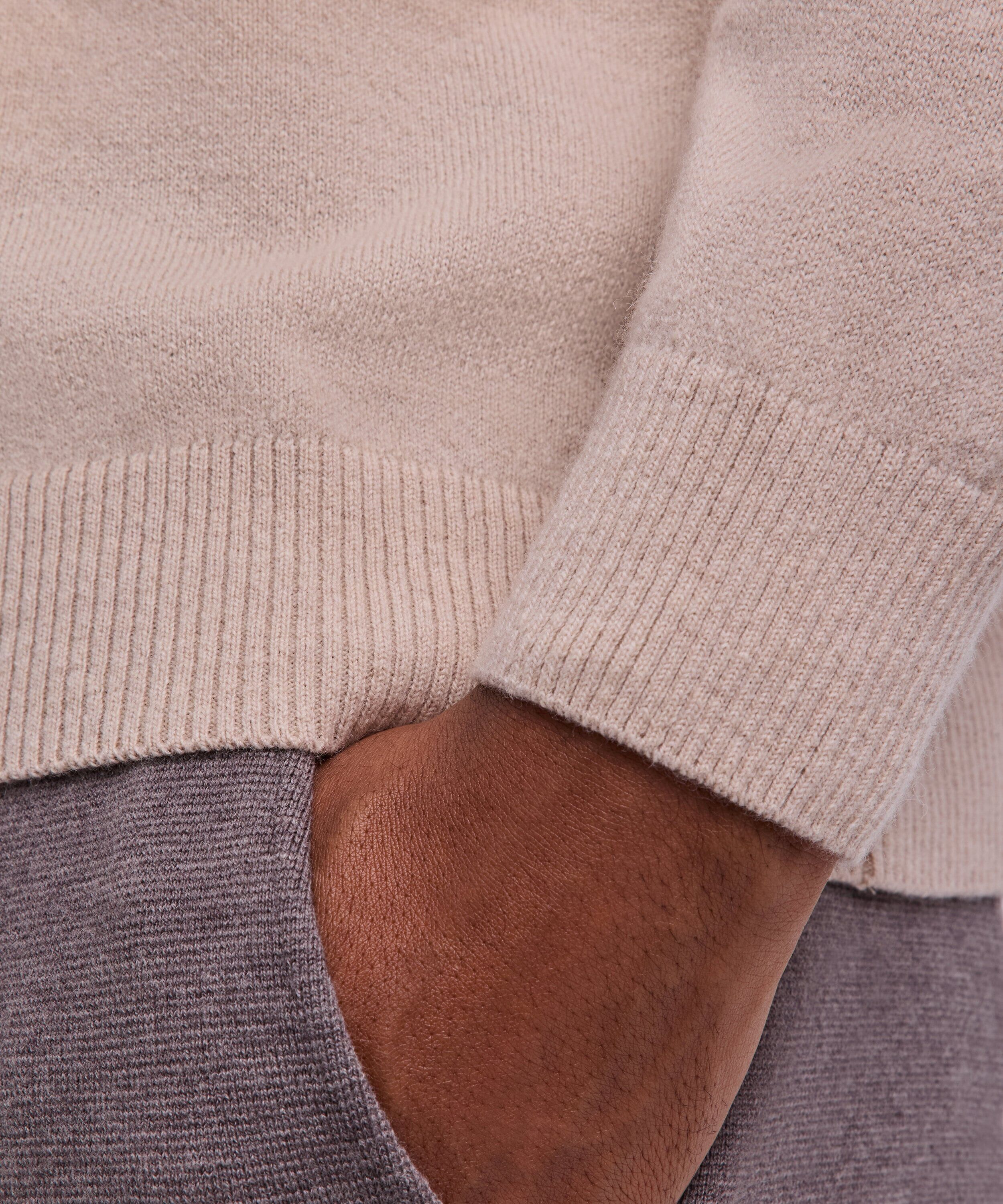 Strickpullover FALKE "Pure Lambswool", Herren, Gr. S, ginger (4006), Pullover Strickpullover