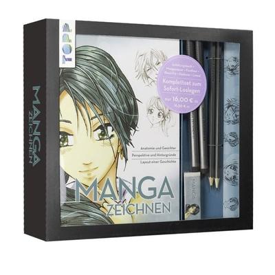 Kreativ-Set Manga zeichnen, Taschenbuch von Gecko Keck, Frechverlag GmbH, 978-3-7724-4375-6