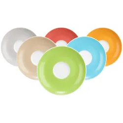 Seltmann Weiden Espressountertassen Liberty Pure Colors ø 12 cm 6er Set