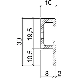 Hebgo, Profil + Stange, Halteprofile 140