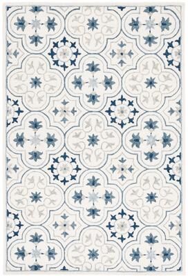 SAFAVIEH Handmade Micro-Loop Nutica Clover Wool Rug
