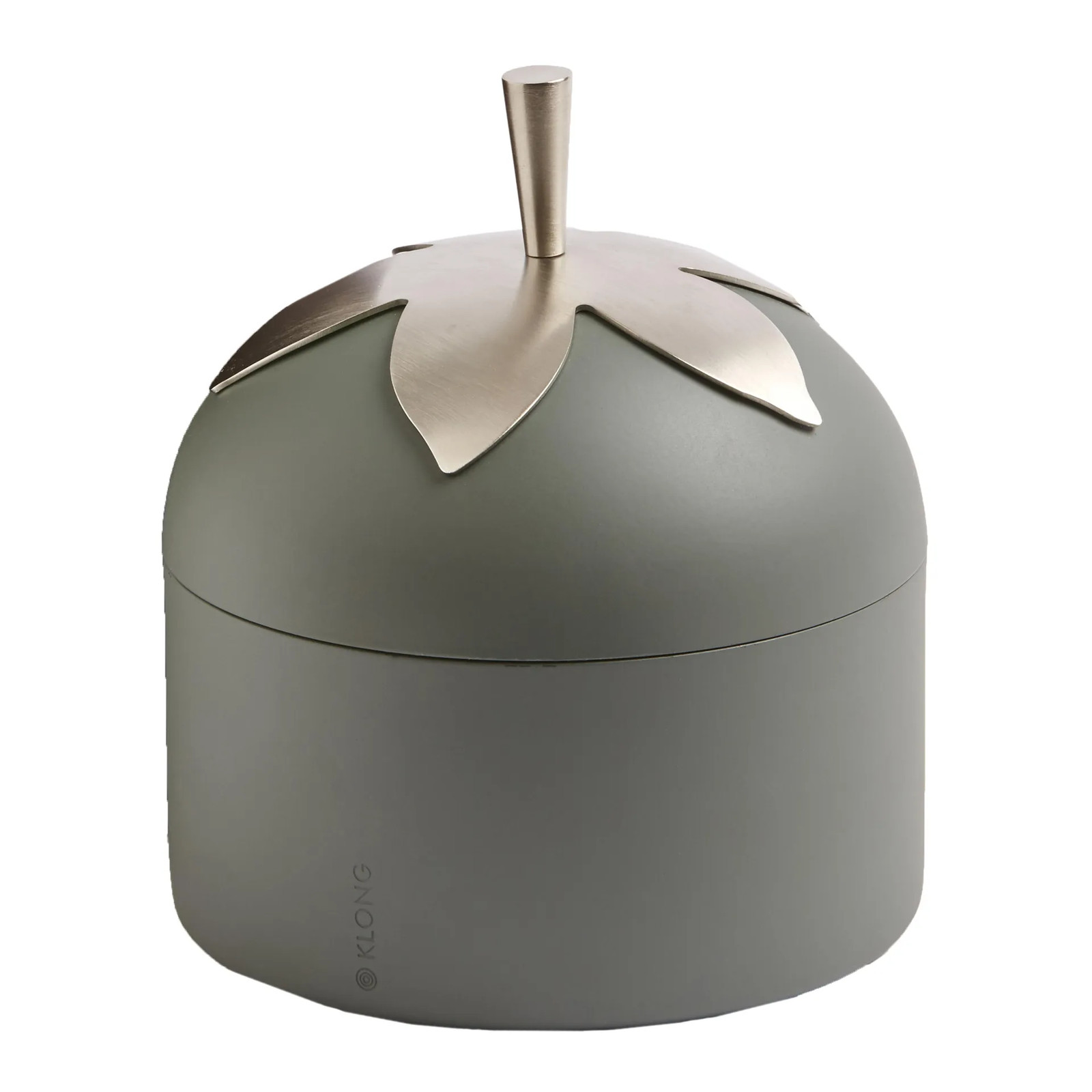 KLONG Blad pot klein grijs