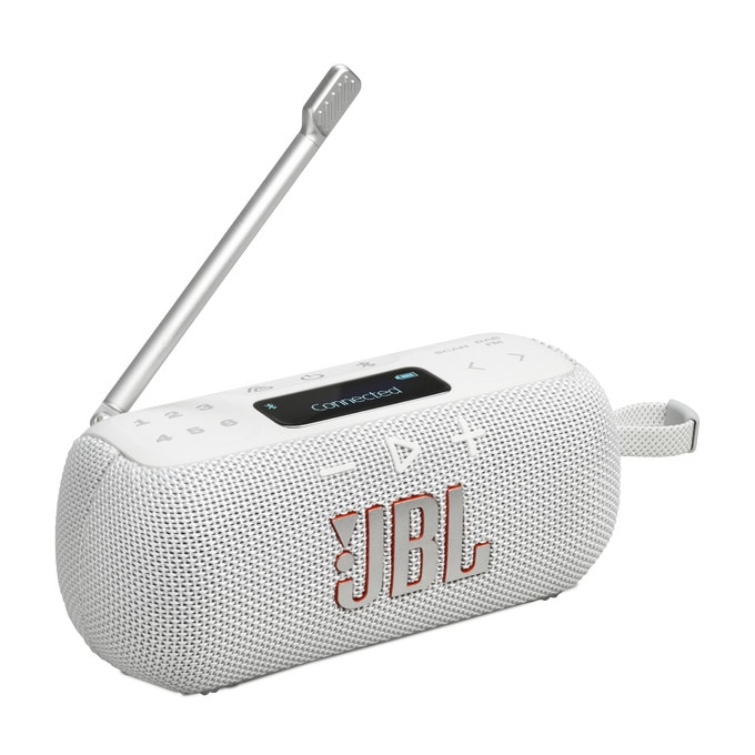 JBL Tuner 3 Bluetooth-Lautsprecher mit FM/DAB-Tuner weiß IP67 Auracast