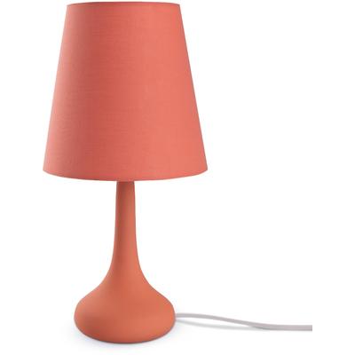 PACO HOME Tischleuchte "HELA", orange, 1, Ø 18,2cm H: 36,5cm, Leuchten, LED E14 Lampe, Tischleuchte Für Kinderzimmer u. Wohnzimmer Modern, Tischleuchte