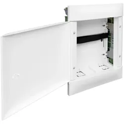Legrand 135722 Practibox S Multimedia UP-Hohlwandverteiler, mit Kunstofftür, weiss