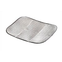 Alukissen (2 Stück), Camping-Sitzkissen silber