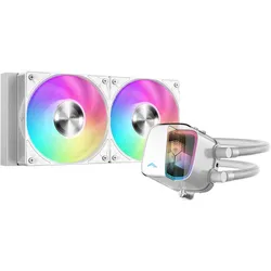 Sama Gears L70 White 240mm AIO, CPU Wasserkühler, Weiss