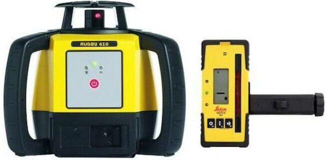 Leica Rotationslaser Rugby R610 incl. RE120, alcaline (7640110696965)