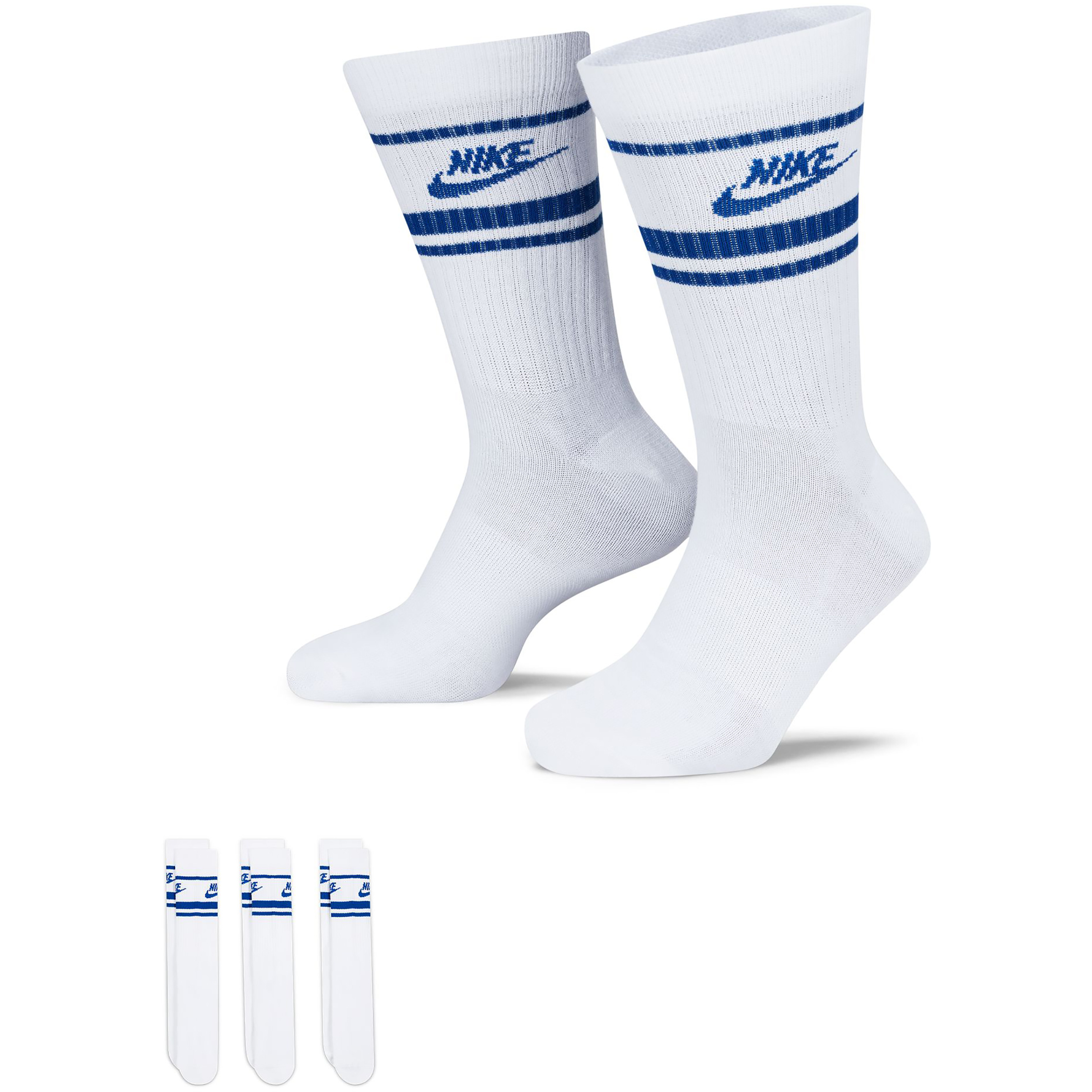 Nike Sportswear Everyday Freizeitsocken weiss Größe 46 Lifestyle Elastisch