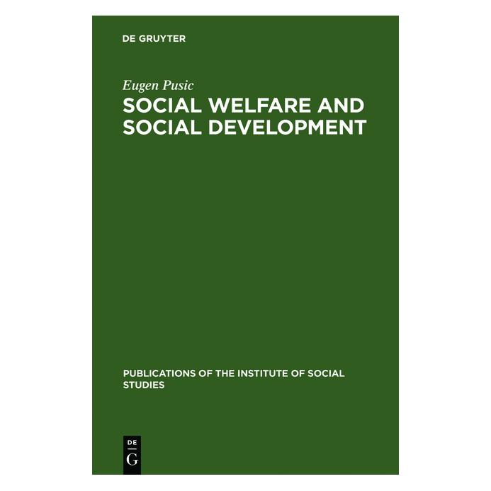 De Gruyter Social Welfare and Social Development (71870404)