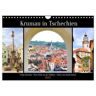 Krumau in Tschechien (Wandkalender 2027 DIN A4 quer), CALVENDO Monatskalender