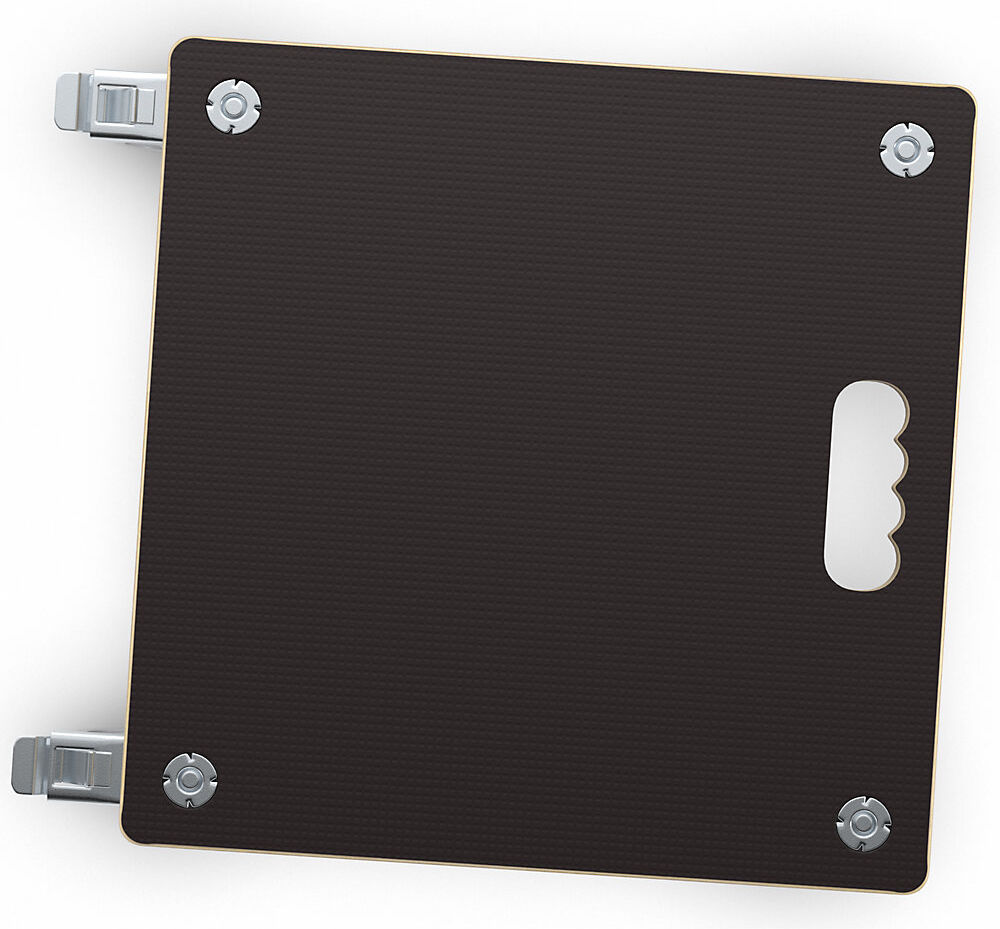 Transportroller MaxiGRIP, quadratisch, mit FSC®-Zertifizierung, LxBxH 380 x 380 x 118 mm Wagner