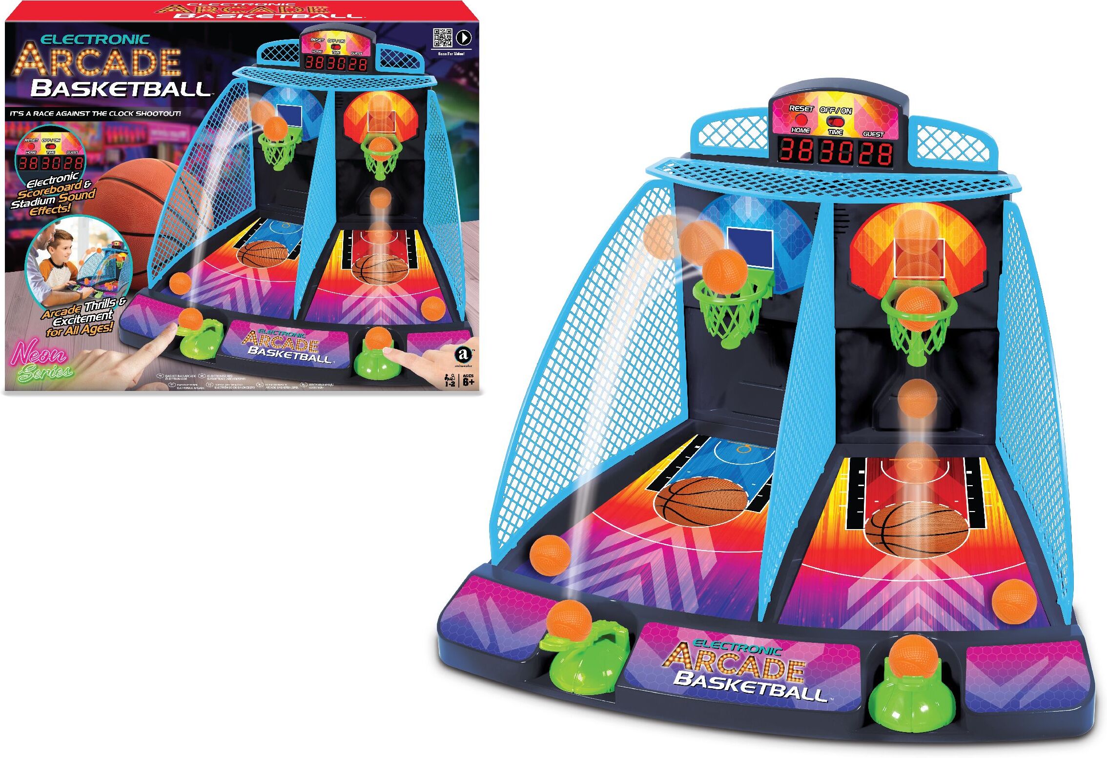 Electronic Arcade - Basketball (Neon Series) (GPD802N)