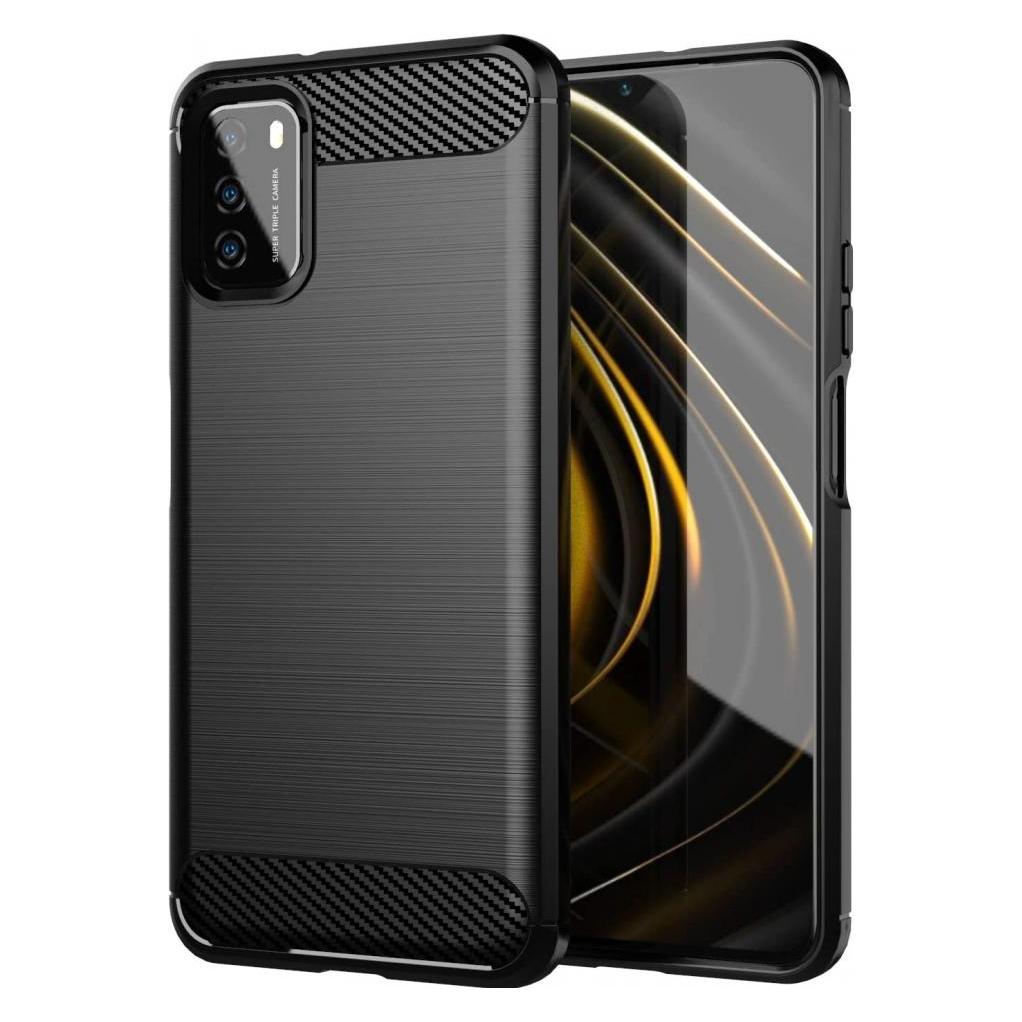 Screenguard Xiaomi Poco M3 Hülle Carbon Brushed Soft TPU (Xiaomi Poco M3) (00028396)