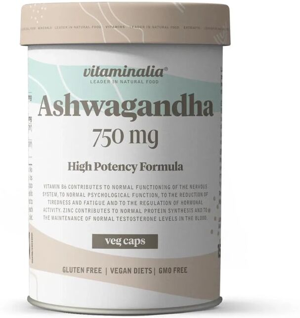 HSN Ashwagandha 750 mg 180 Cápsulas Vegetales