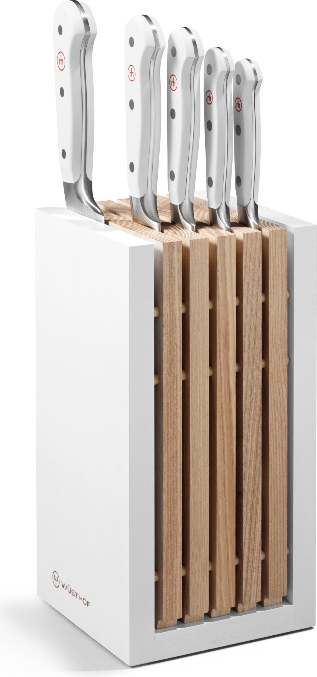 Wüsthof Classic Messerblock mit 5 Messern with Bread Knife