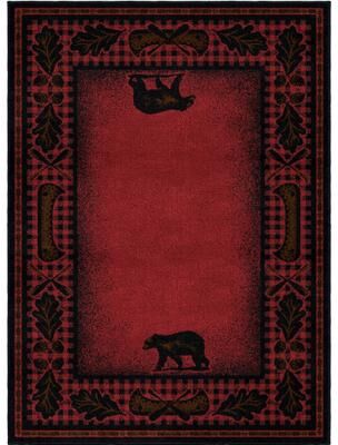Mayberry Rug American Destination Woodlands Plaid Lodge Area Rug