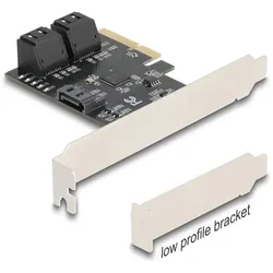 DELOCK PCI Express x4 Karte zu 5 Port SATA Kontroller - Low
