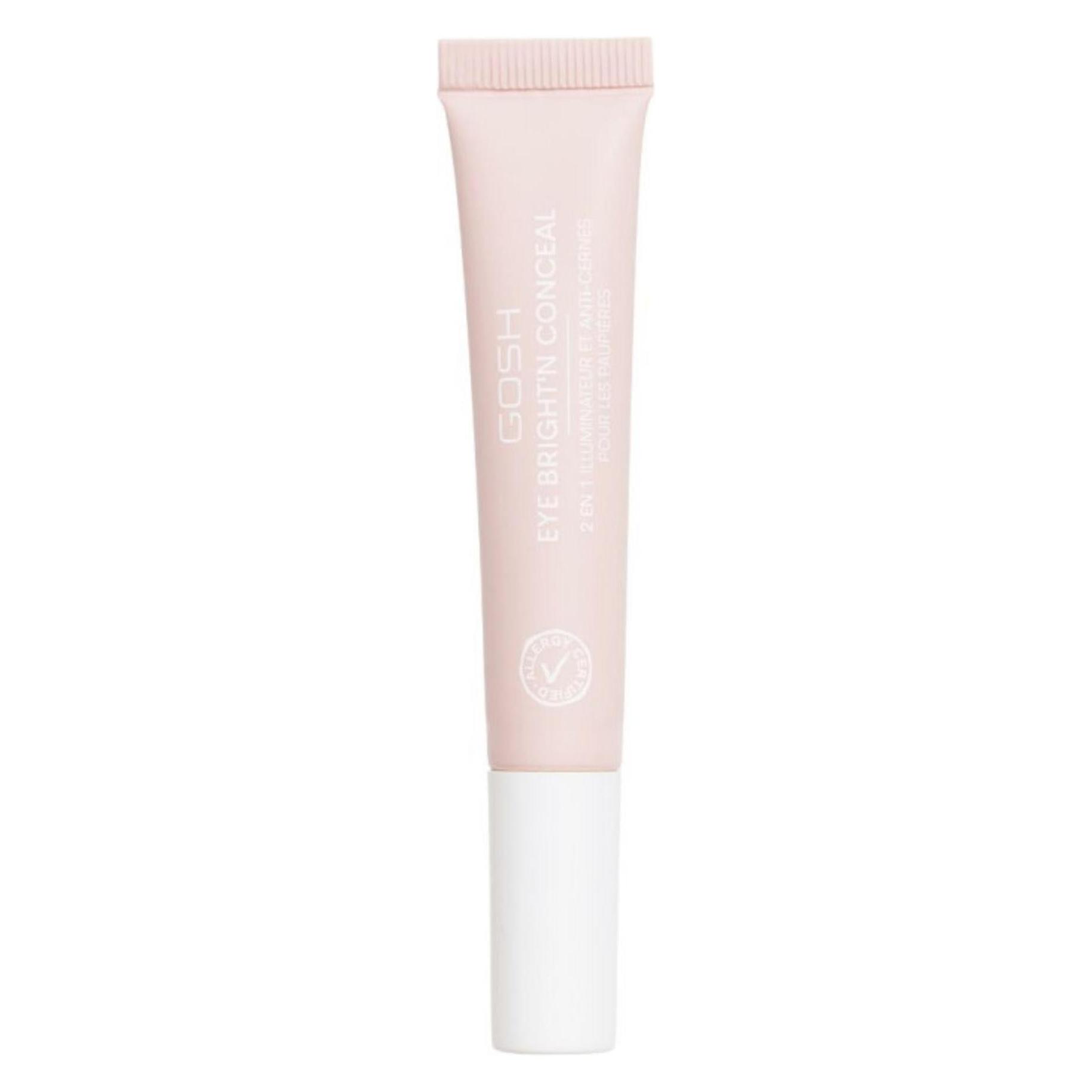 Gosh Bright'N Conceal Illuminating Eye Concealer 002 Soft Pink 12Ml (Soft Pink) (5711914194765)