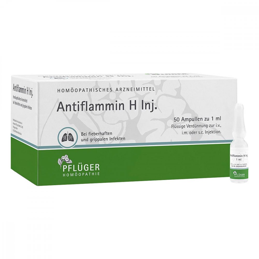 Homöopathisches Laboratorium Alexander Pflüger Gmb Antiflammin H iniecto Ampullen 04842109