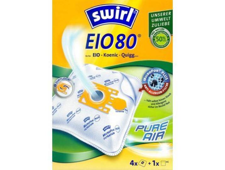 Swirl EIO80 - Stofzuigerzak MicroPor Plus - Geschikt voor EIO Koenic Quigg