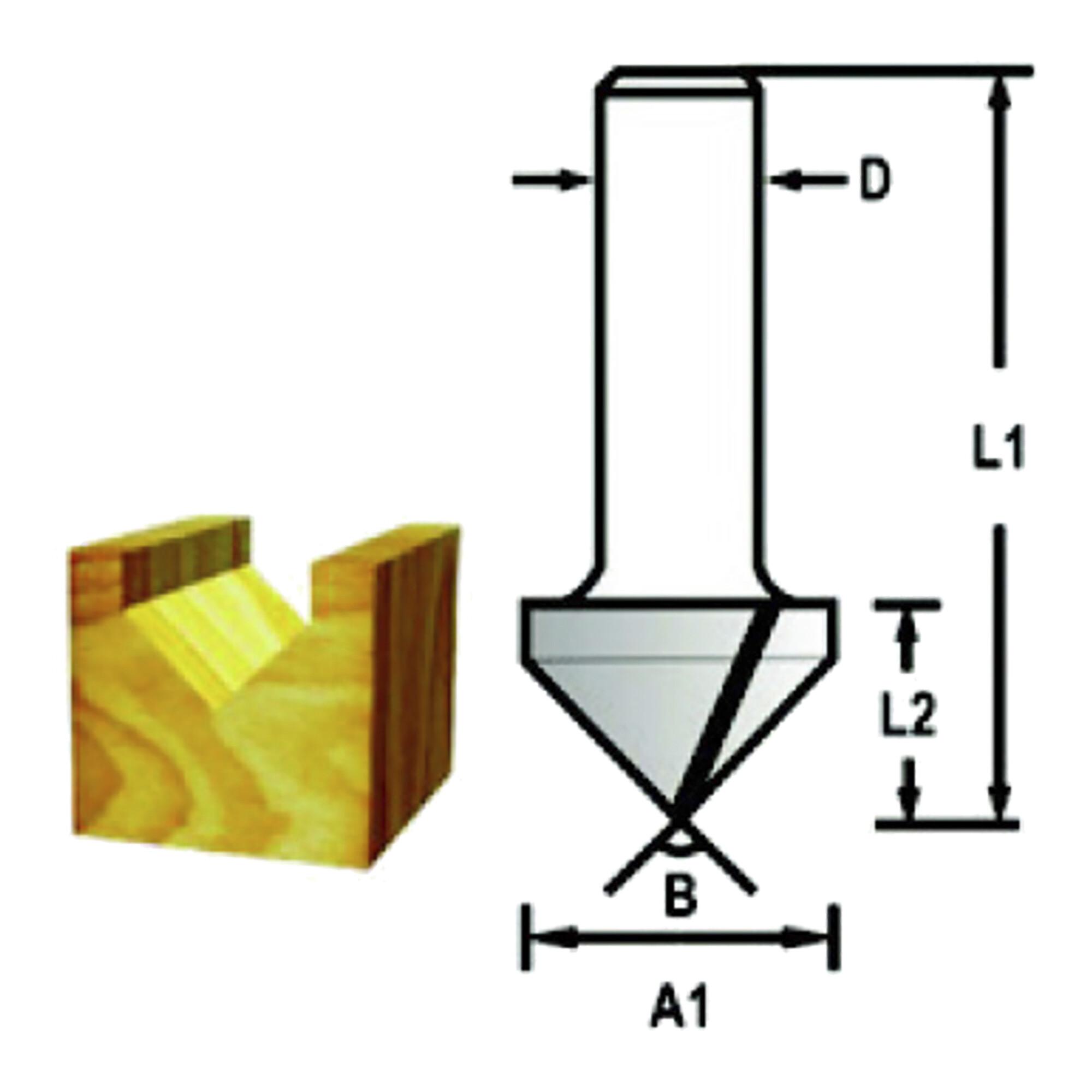 Makita V-Nutfräser 15,9 mm (D-47905)