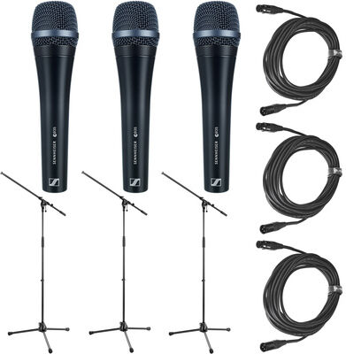 Sennheiser E 935 Triple Bundle noir