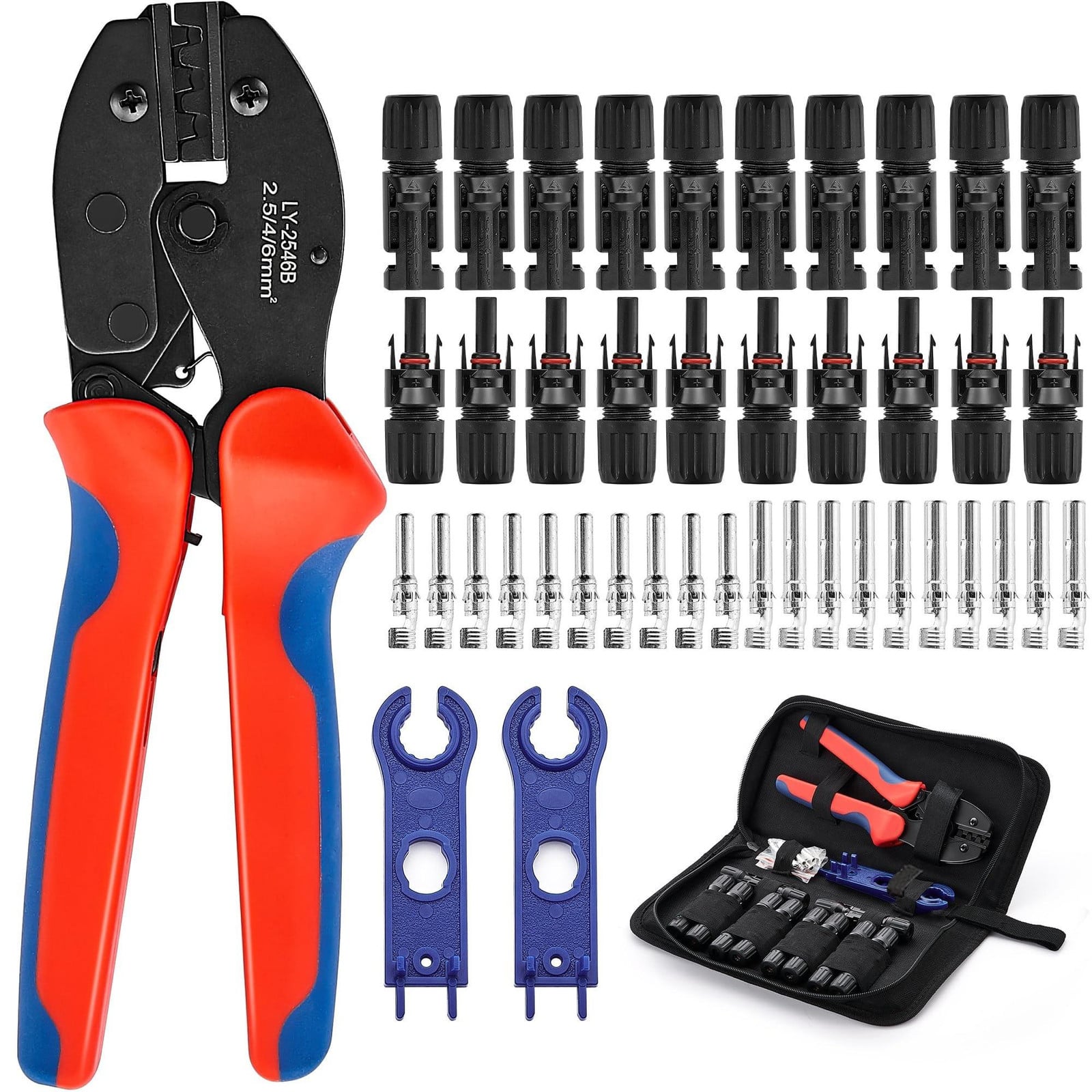 Merkloos Solar Crimping Tool Set voor Solar Panel Installaties