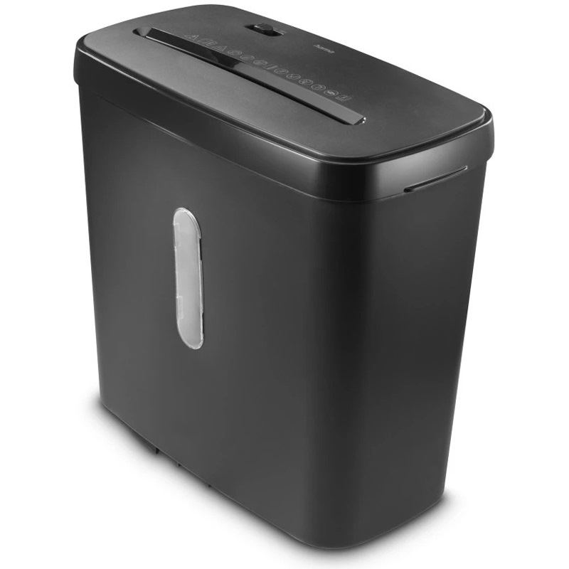 hama Safe X50 Aktenvernichter mit Partikelschnitt P-4, 4 x 39 mm, bis 5 Blatt, schwarz