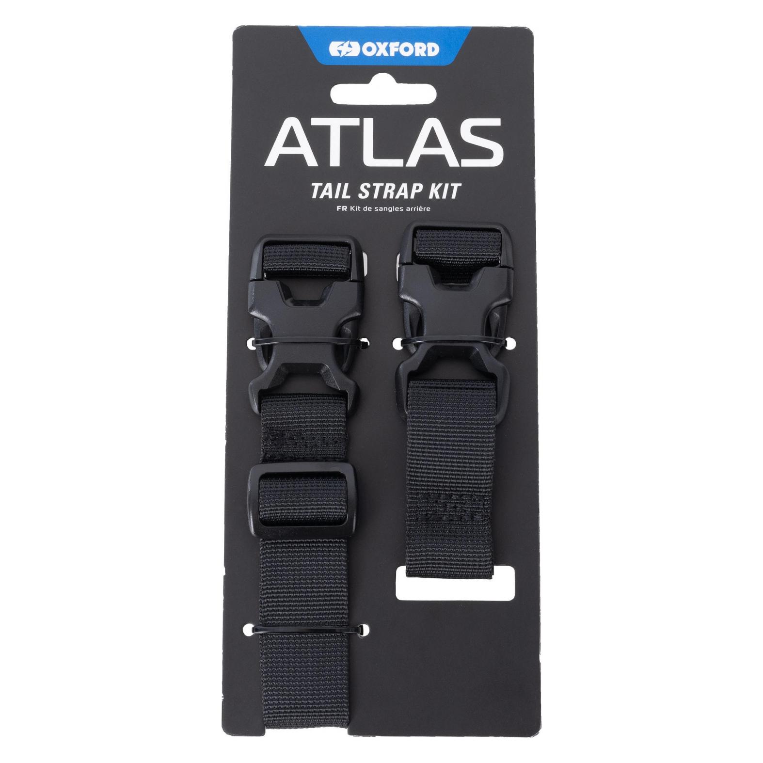 Oxford Atlas Advanced Heckgurt-Set für Atlas Modulares Motorradgepäck (OL007)
