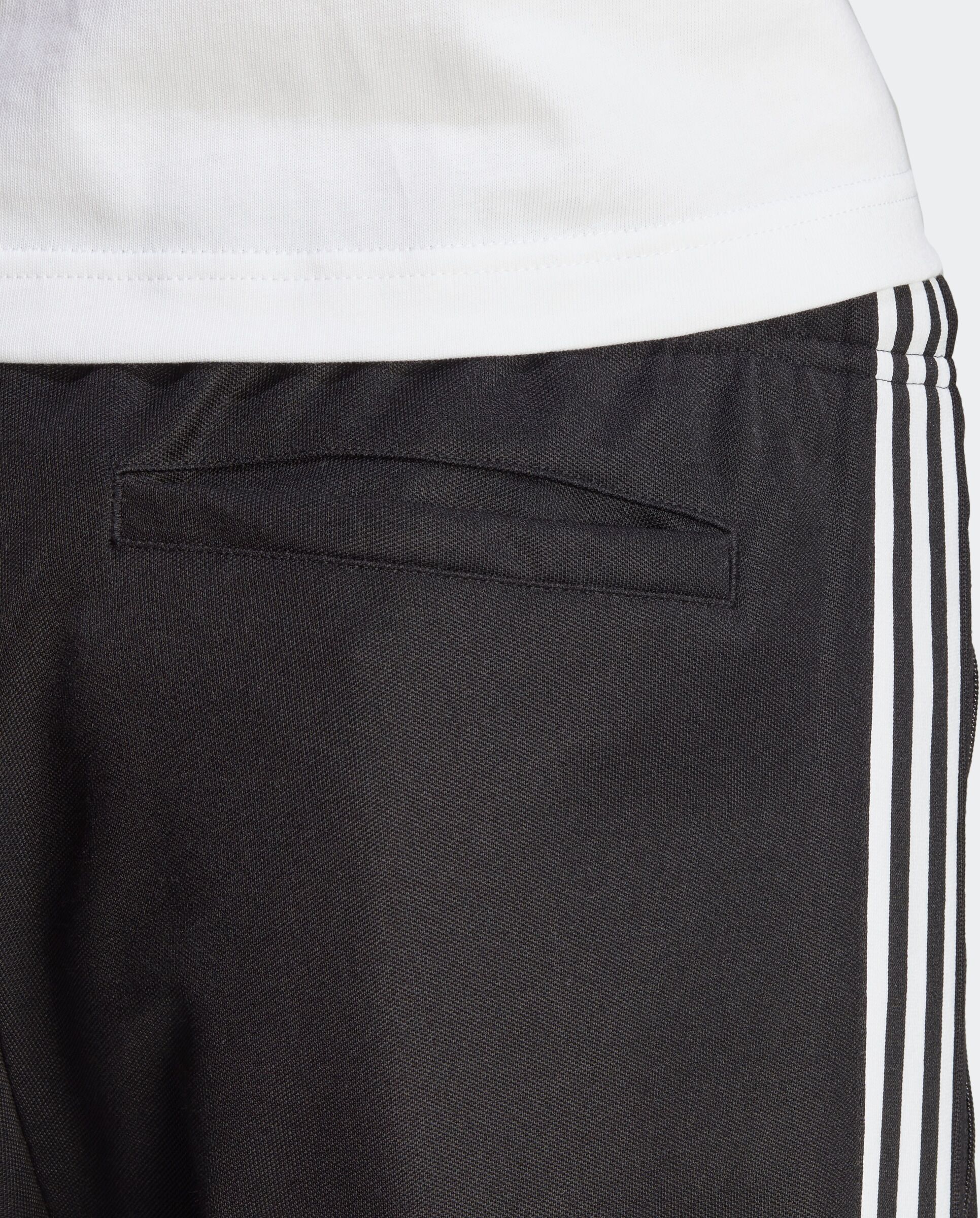 Trainingshose ADIDAS ORIGINALS "ADICOLOR CLASSICS BECKENBAUER", Herren, Gr. XS, N-Gr, schwarz-weiß (schwarz, weiß, normal, gr.), Obermaterial: 52% Baumwolle, 48% Polyester, clean, Hosen Trainingshose