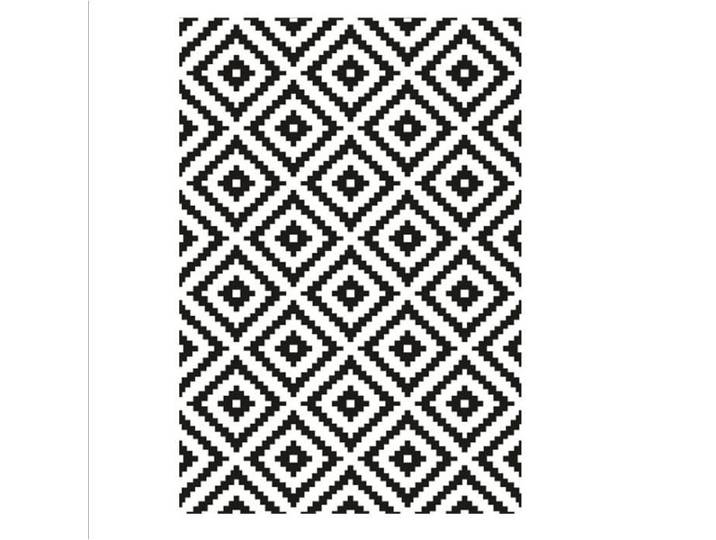 Tapis de tapis - Vantory - lavable personnalisé tapis de table basse de salon géométrique noir et blanc (200x300cm)