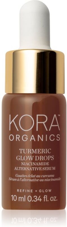 KORA Organics Turmeric Glow Drops Brightening Serum with niacinamide 10 ml