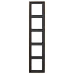 Jung Rahmen 5fach Mess/antik ME 2985 AT