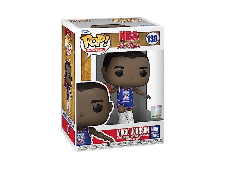Funko 59373 POP NBA:Legends-Magic Johnson(Blue All Star Uni 1991)