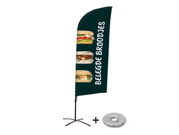 Showdown Displays Standregal Showdown Displays Beachflag Alu Wind Komplett-Set Sandwiches Niederlän, 1-tlg.